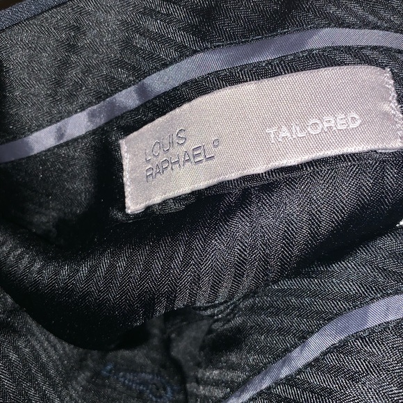 Louis Raphael 33x32 Tailored Fit Dress Pants Navy - Picture 4 of 4